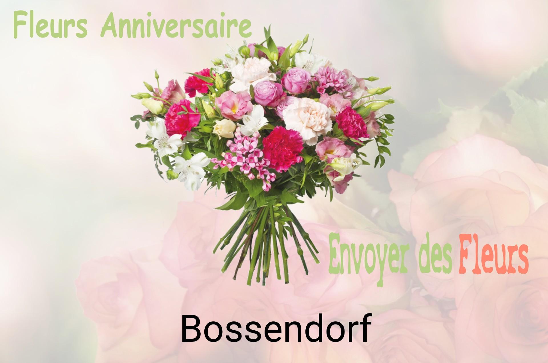 Bouquet de fleurs d’anniversaire livré à Bossendorf