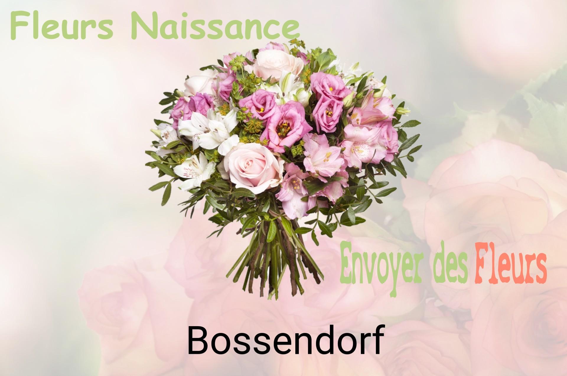 Bouquet de fleurs de naissance livré à Bossendorf